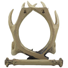 Load image into Gallery viewer, Decorative Deer Antlers Toilet Paper Holder in Weathered Look for Rustic Hunting or Fishing Cabin and Lodge Bathroom Decor As Gifts for Buck Hunters
