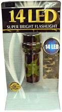 Load image into Gallery viewer, ToolUSA 4&quot; X 1.25&quot; Blue Aluminum 14 Led Waterproof Flashlight: LKCO-6318-FL
