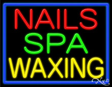 Load image into Gallery viewer, Nails/Spa/Waxing Handcrafted Energy Efficient Glasstube Neon Signs
