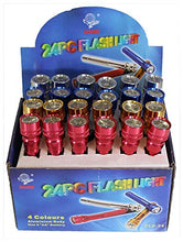 Load image into Gallery viewer, HAWK 24 Piece Brightly Colored Aluminum Flashlights In Counter-Top Display - FL8-24
