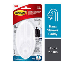 Load image into Gallery viewer, Command Shower Caddy Hanger, 7.5 lb Capacity, 1 Hanger, 2 Strips, BATH19-ES
