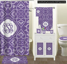 Load image into Gallery viewer, RNK Shops Lotus Flower Toilet Seat Decal - Round (Personalized)
