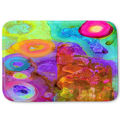 DiaNoche Designs Memory Foam Bath or Kitchen Mats by China Carnella - Finding Equilibrium, Large 36 x 24 in