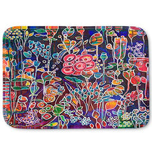 Load image into Gallery viewer, DiaNoche Designs Memory Foam Bath or Kitchen Mats by Kim Ellery - Night Bloom, Large 36 x 24 in
