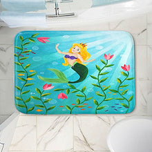 Load image into Gallery viewer, DiaNoche Designs Memory Foam Bath or Kitchen Mats by nJoy Art - Mermaid, Large 36 x 24 in
