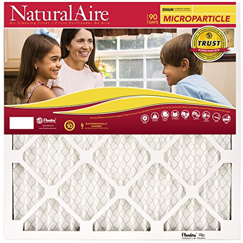 NaturalAire MicroParticle Air Filter, MERV 10, 20 x 25 x 1-Inch, 6-Pack