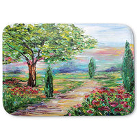 DiaNoche Designs Memory Foam Bath or Kitchen Mats by Karen Tarlton - Tuscany Radiance, Large 36 x 24 in