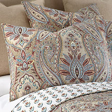 Load image into Gallery viewer, Levtex Home - Kasey King Cotton Quilt Set Brown Paisley
