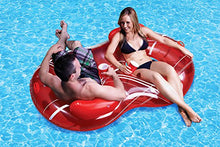 Load image into Gallery viewer, Poolmaster 85644 Duo Circular Lounge , Red
