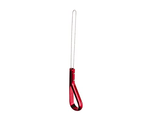 Jonard Tools JIC-2257M Metal Wire Loop Puller with Red Anodized Aluminum Handle, 8-1/2