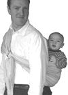 Load image into Gallery viewer, Lite-on-Shoulder Baby Sling Ergonomic, Cotton, Adjustable Baby Carrier
