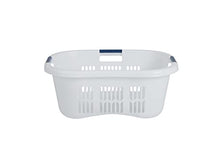 Load image into Gallery viewer, Rubbermaid Laundry Basket, XL Hip-Hugger Basket, 2.1-Bushel, White, Laundry, Storage, Bathroom, Bedroom, Home Closet Clothes Basket
