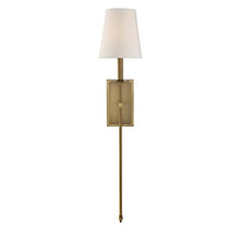 Load image into Gallery viewer, Savoy House 9-7144-1-322 Monroe 1-Light Sconce in Warm Brass
