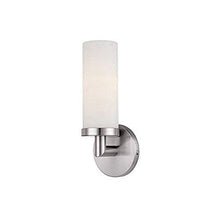 Load image into Gallery viewer, Access Lighting 20441-BS/OPL Aqueous - One Light Wall Sconce, Brushed Steel Finish with Opal Glass
