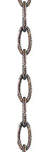 Load image into Gallery viewer, Livex Lighting 5608-58 Accessory - 36 Inch Heavy Duty Decorative Chain, Imperial Bronze Finish
