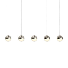 Load image into Gallery viewer, Sonneman 2921.13-SML Contemporary Modern LED Pendant from Grapes Collection in Pewter, Nickel, Silver Finish, 2.50 inches
