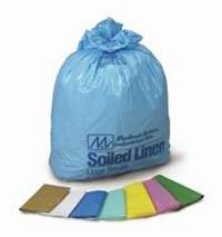 Load image into Gallery viewer, 8677174 PT# 264 Bag Laundry Soiled Linen Wht/Blu 30-1/2x41&quot; 20-30gal LLDPE 250/Ca Made by Medical Action Industries
