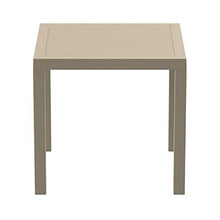 Load image into Gallery viewer, Compamia Ares Resin Square Dining Table in Dove Gray
