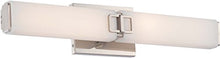Load image into Gallery viewer, Minka Lavery 392-613-L Square LED Bath Lighting, Polished Nickel Finish

