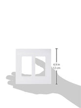 Load image into Gallery viewer, Lutron CW-2-WH 2-Gang Claro Wall Plate (Pack of 4), White
