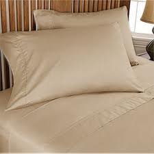 100% Taupe Solid Sheet Set King Size