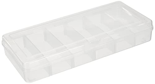 Rayher bead storage box for rocailles beads, craft storage organiser with adjustable compartments