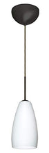 Load image into Gallery viewer, Besa 1JT-477619-SN Contemporary Modern One Light Pendant from Luna Collection in Pewter, Nickel, Silver Finish,
