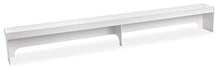 Load image into Gallery viewer, TrippNT 50217 PVC Fume Hood Shelf, 60&quot; Width x 8&quot; Height x 5&quot; Depth, 5&#39;, White
