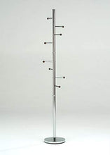 Load image into Gallery viewer, King&#39;s Brand Furniture - Wilhelm 8-Hook Coat &amp; Hat Rack Stand, Chrome
