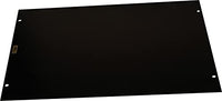 HBLSeries 11-Gauge Black Aluminum Blank Panel Panel Height: 10.5