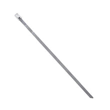 Load image into Gallery viewer, Calterm 73350 Stainless Steel Cable Tie, 6 Inch., 100 lb. Tensile Strength, Wire / Cord Management Industrial and Household Use, Metal Zip Tie, 10 Pk.
