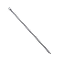 Calterm 73350 Stainless Steel Cable Tie, 6 Inch., 100 lb. Tensile Strength, Wire / Cord Management Industrial and Household Use, Metal Zip Tie, 10 Pk.