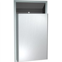 Load image into Gallery viewer, ASI 0458-CX Semi-Recessed 12 Gallon Waste Receptacle
