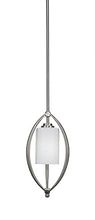 Load image into Gallery viewer, Toltec Lighting Marquise 1 Light Mini Pendant White Muslin Glass
