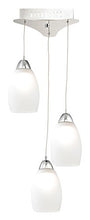 Load image into Gallery viewer, Elk Lighting LCA203-10-15 Buro 3 Light LED Pendant with White Glass, Chrome
