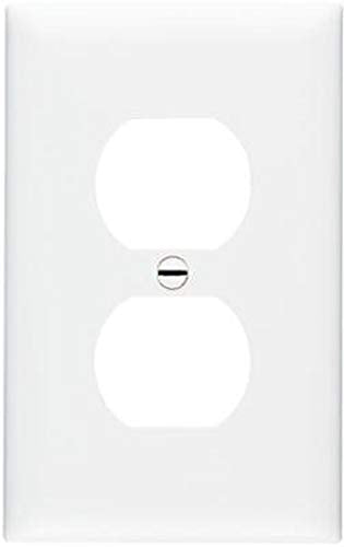 White Duplex Nylon Wall Plate