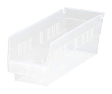 Load image into Gallery viewer, Quantum Storage Systems Shelf Bin, Clear, 4&quot;H x 11-5/8&quot;L x 4-1/8&quot;W, 1EA Polypropylene Clear QSB101CL - 1 Each
