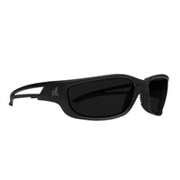 Edge SK-XL116VS Kazbek XL Wrap-Around Anti-Fog / Vapor Shield Safety Glasses, Anti-Scratch, Non-Slip, UV 400, Military Grade, ANSI/ISEA & MCEPS Compliant, XL Wide Fit, Black Frame / Smoke Lens