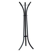 Load image into Gallery viewer, King&#39;s Brand Furniture-Laporte 9-Hook Freestanding Metal Coat &amp; Hat Rack Stand, Black
