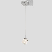 Load image into Gallery viewer, Crystal Cube Hanging Bar Counter Ceiling Pendant Light Dining Room Restaurant Chandelier Fixtures Hallway Crystal Pendant Fixture Lighting (1 head)
