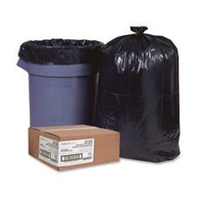 Load image into Gallery viewer, Nature Saver Trash Can Liners,Rcycld,55-60 Gal,1.25mil,38&quot;x58&quot;,100/BX,BK, Sold as 1 Box, 100 Each per Box

