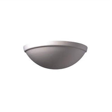 Load image into Gallery viewer, Justice Design Group Lighting CER-2050-BIS Justice Design Group-Ambiance Collection-Rimmed Quarter Sphere Wall Sconce Finish, Bisque (Unfinished Ceramic)

