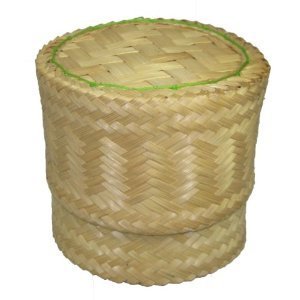 Brand New Thai Handmade Sticky Rice Serving Basket Medium Size 6.6x3.5x5(1 Pc)