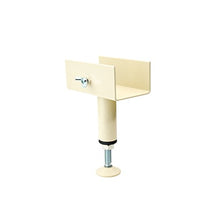 Load image into Gallery viewer, Small Fully Adjustable Universal Centre Rail Support Foot for use with Wooden Bed Frames
