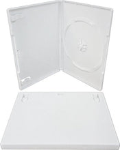 Load image into Gallery viewer, Square Deal Recordings &amp; Supplies - DVBR14WH - DVD/Wii Plastic Replacement Cases - Solid White (25 Cases)
