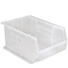 Load image into Gallery viewer, Quantum Ultra Clearview Poly Bin - 11&quot;Wx16&quot;Dx8&quot;H - Clear - Lot of 4

