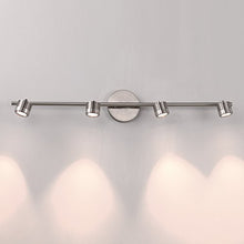 Load image into Gallery viewer, WAC Lighting TK-49534-BN Vector LED 4 Light Fixture Fixed Rail, One Size, Brushed Nickel
