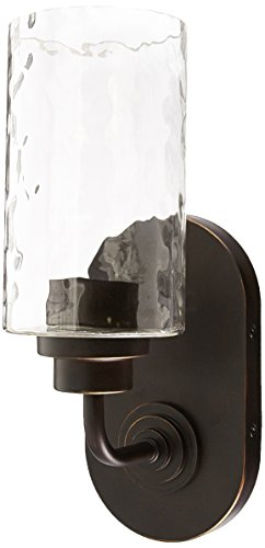 Designers Fountain Gramercy Park 1-Light Wall Sconce, Old English Bronze Rustic, 87101-OEB