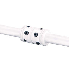 Load image into Gallery viewer, Kathy Ireland Home Downrod Coupler, Connects 2 or More Together for High Ceilings, Satin White
