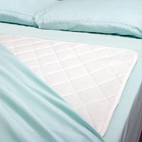 DMI Waterproof Sheet to be Used as a Bed Pad, Bed Liner, Mattress Protector, Pee Pad, Furniture Cover or Seat Protector with Quilted Slide Sheet and 4 Layers of Protection, Without Straps, 28 x 36